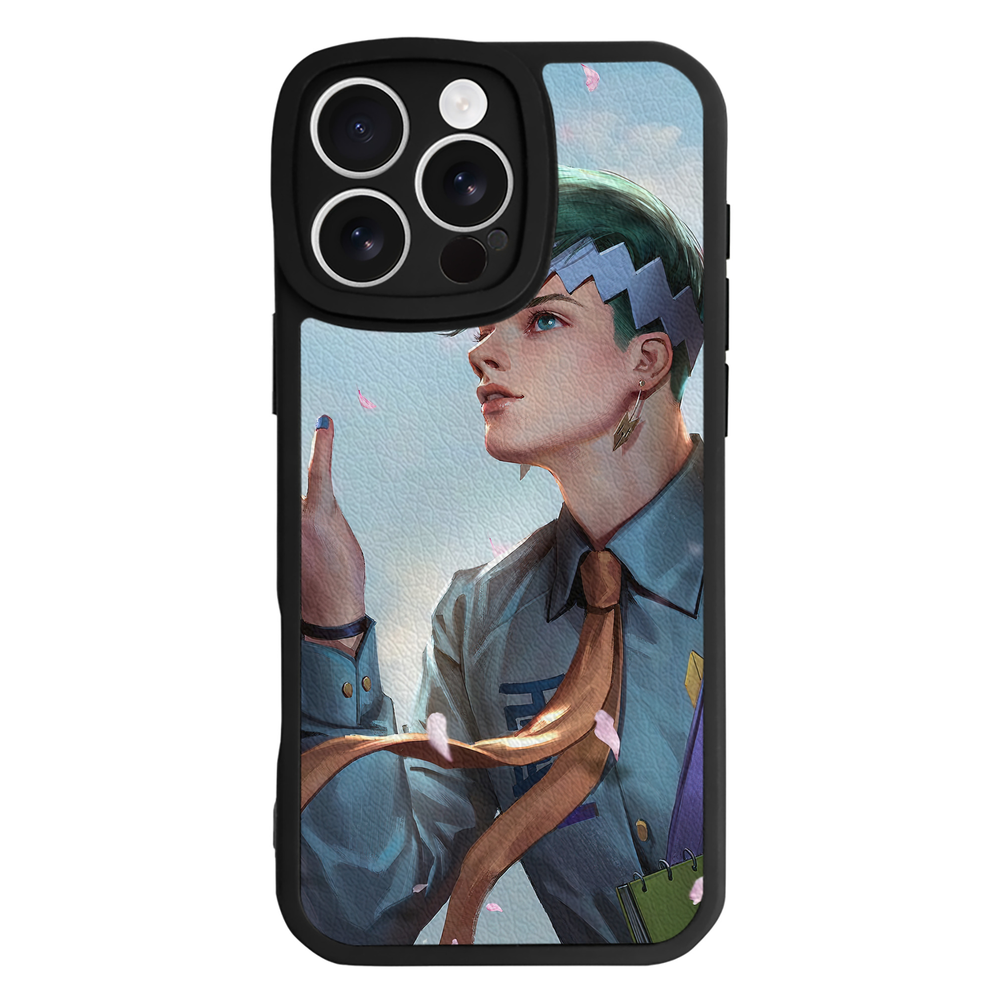 （画像用） ジョジョの奇妙な冒険 JoJo's Bizarre Adventure 【iPhone 16シリーズ対応】シリコンスマホケース（レザー調） 材質：シリコン